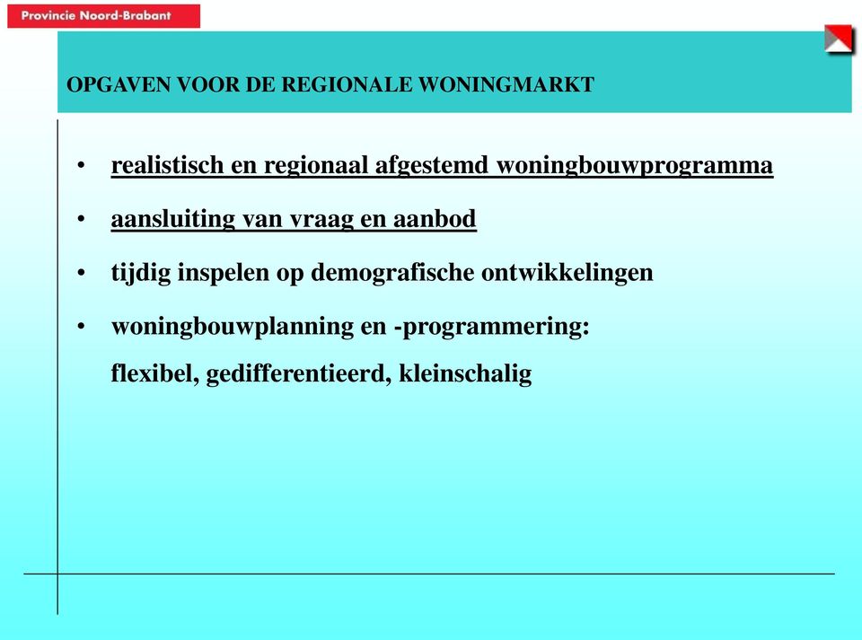 tijdig inspelen op demografische ontwikkelingen