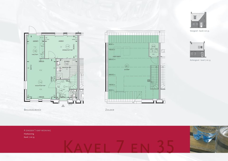 Beganegrond Zolder 4 onder 1 kap