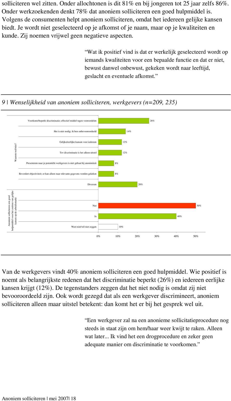 Zij noemen vrijwel geen negatieve aspecten.