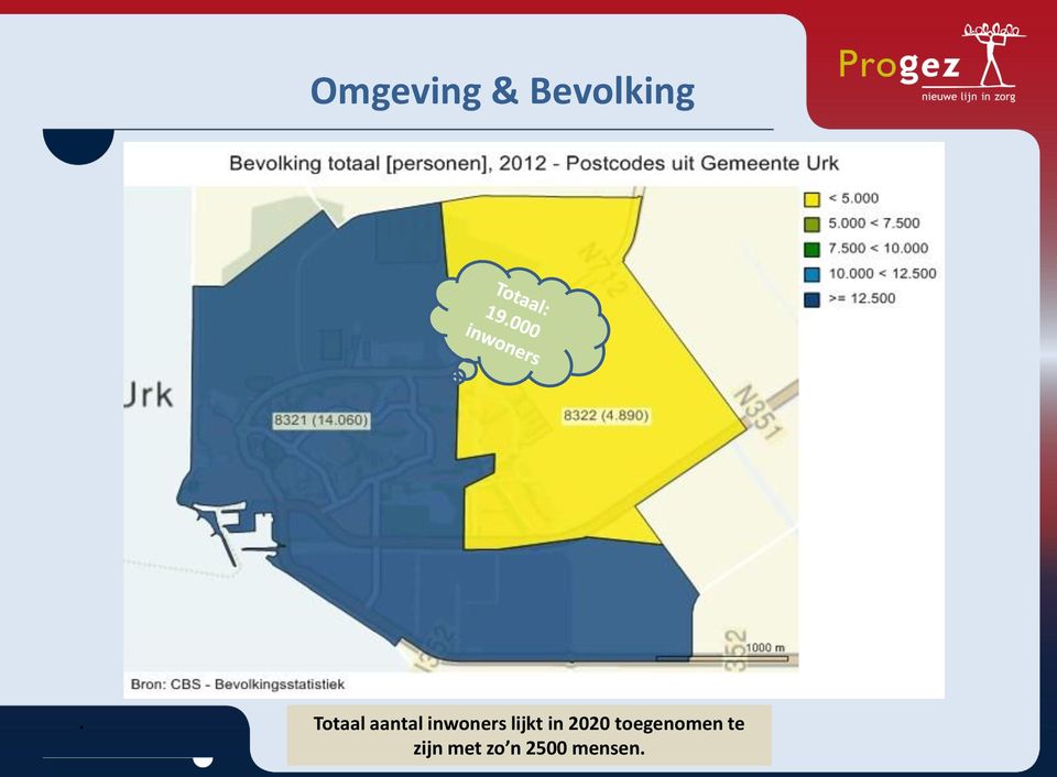 Totaal aantal inwoners lijkt in 2020