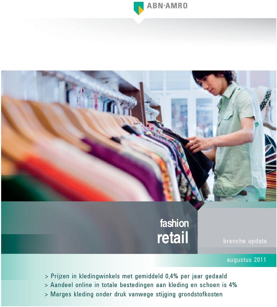 Aandeel online in totale bestedingen aan kleding en schoen