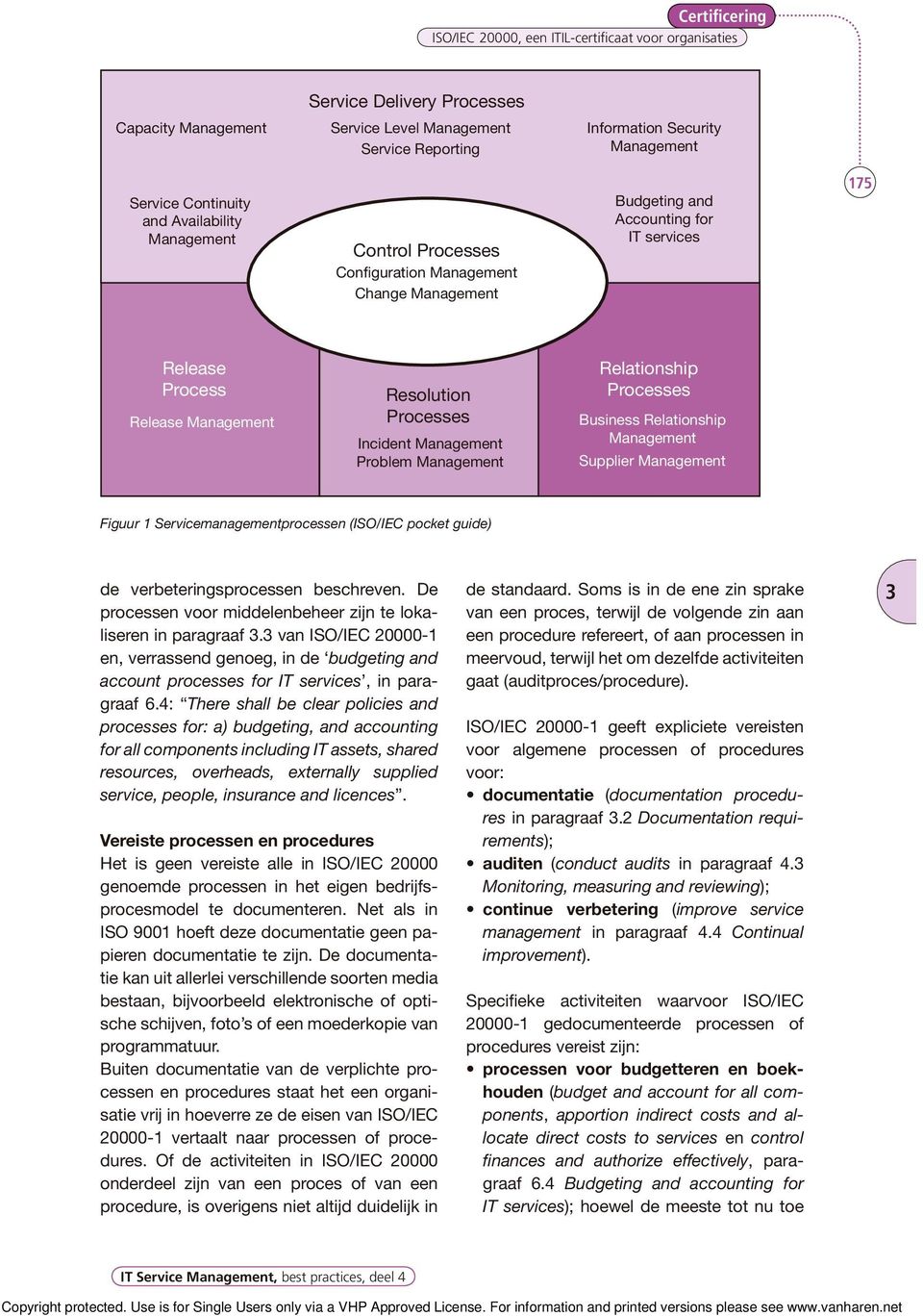 Processes Incident Management Problem Management Relationship Processes Business Relationship Management Supplier Management Figuur 1 Servicemanagementprocessen (ISO/IEC pocket guide) de