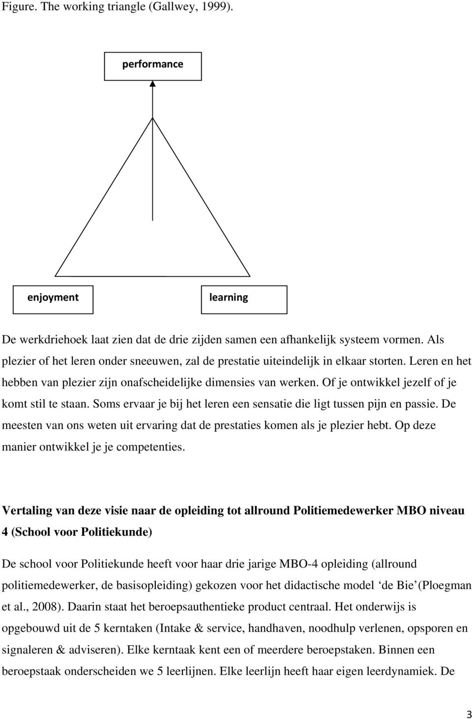 Of je ontwikkel jezelf of je komt stil te staan. Soms ervaar je bij het leren een sensatie die ligt tussen pijn en passie.