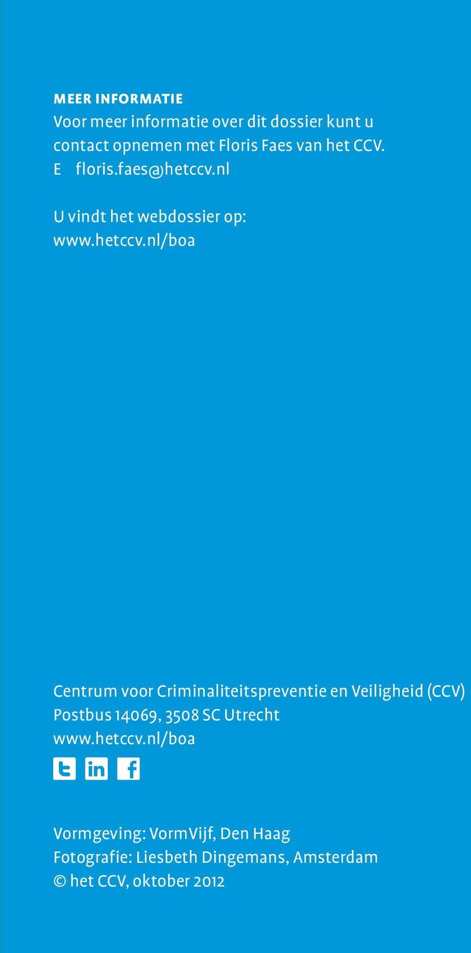 nl U vindt het webdossier op: www.hetccv.