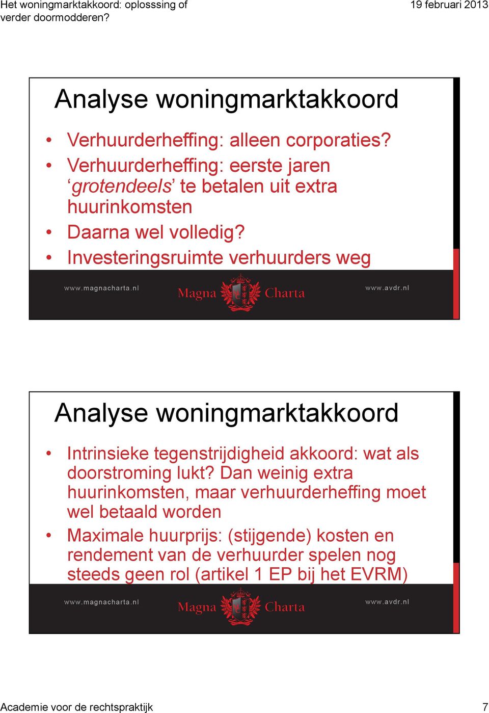 Investeringsruimte verhuurders weg Intrinsieke tegenstrijdigheid akkoord: wat als doorstroming lukt?