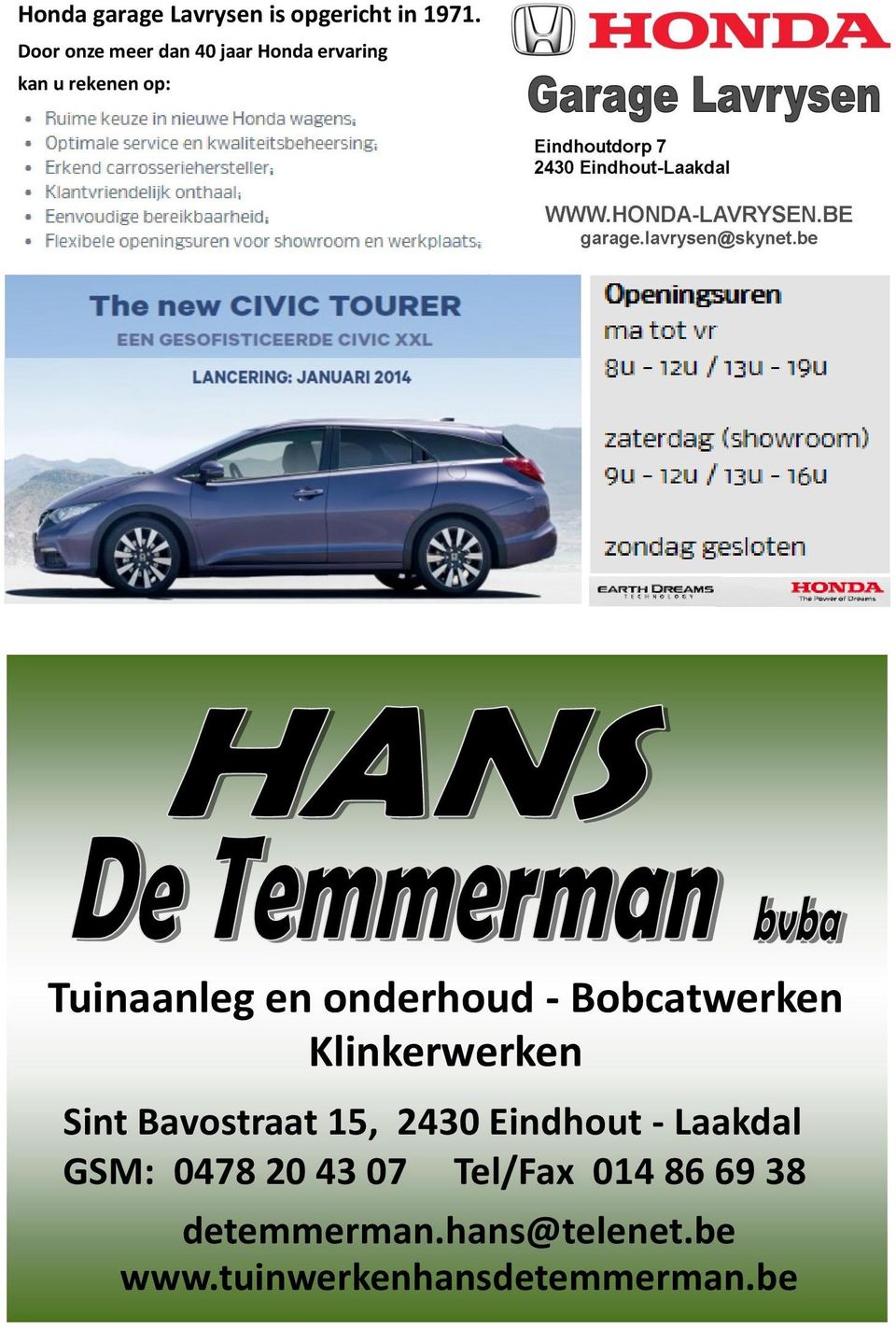 Eerste Editie Uitgave December Den Tutter Eindejaarsbrochure