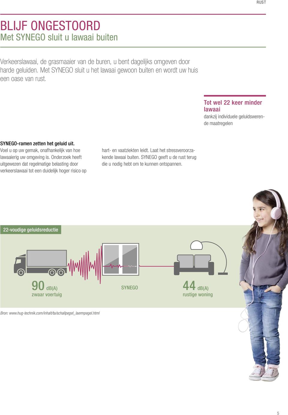 Voel u op uw gemak, onafhankelijk van hoe lawaaierig uw omgeving is.