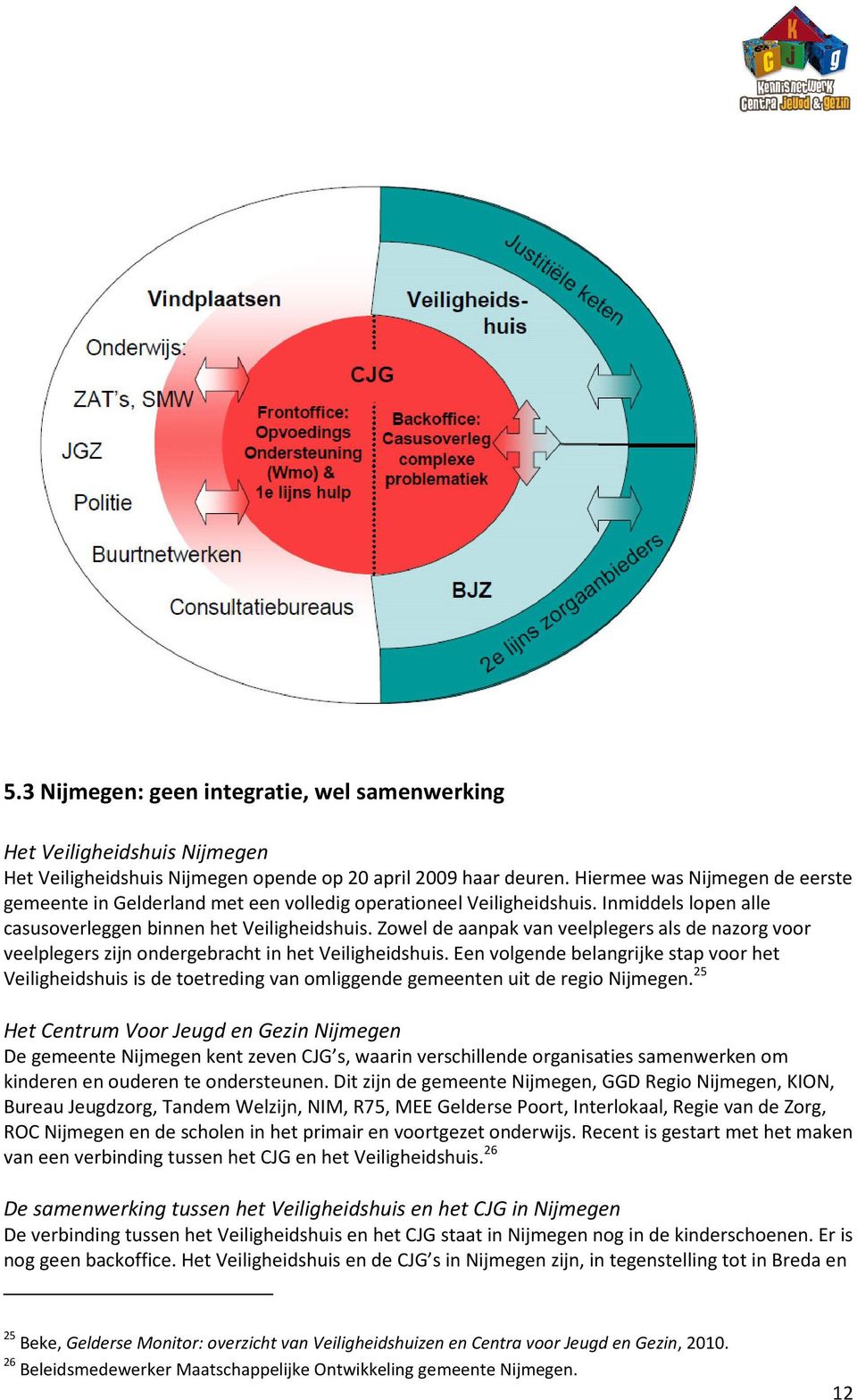 Zowel de aanpak van veelplegers als de nazorg voor veelplegers zijn ondergebracht in het Veiligheidshuis.