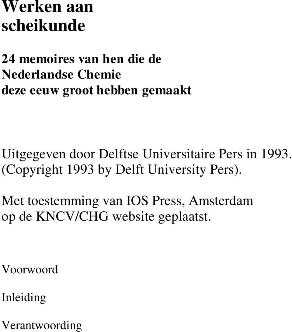 1993. (Copyright 1993 by Delft University Pers).