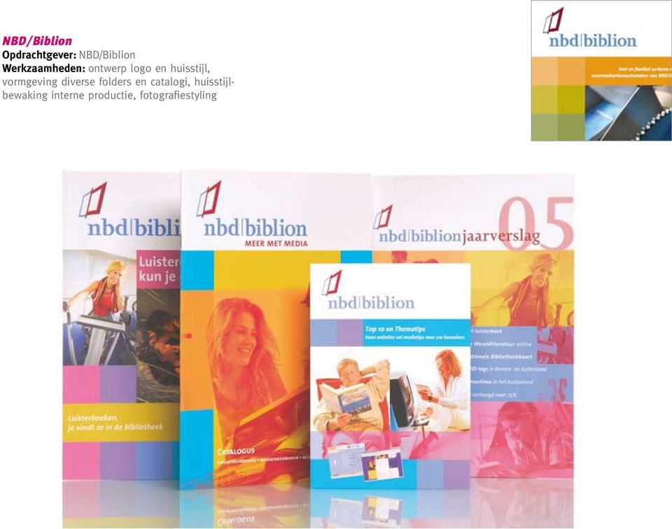 vormgeving diverse folders en catalogi,