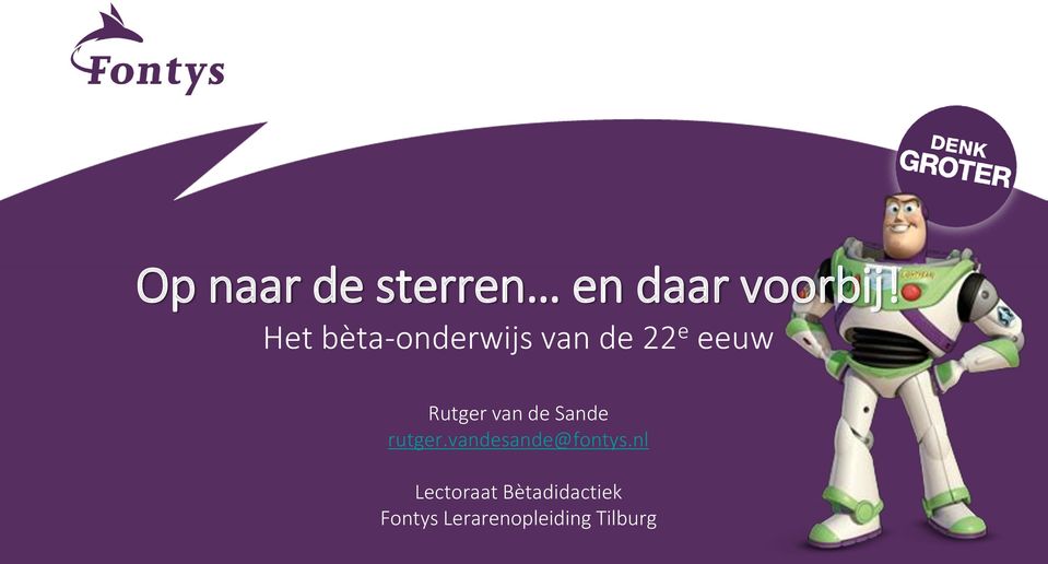 van de Sande rutger.vandesande@fontys.