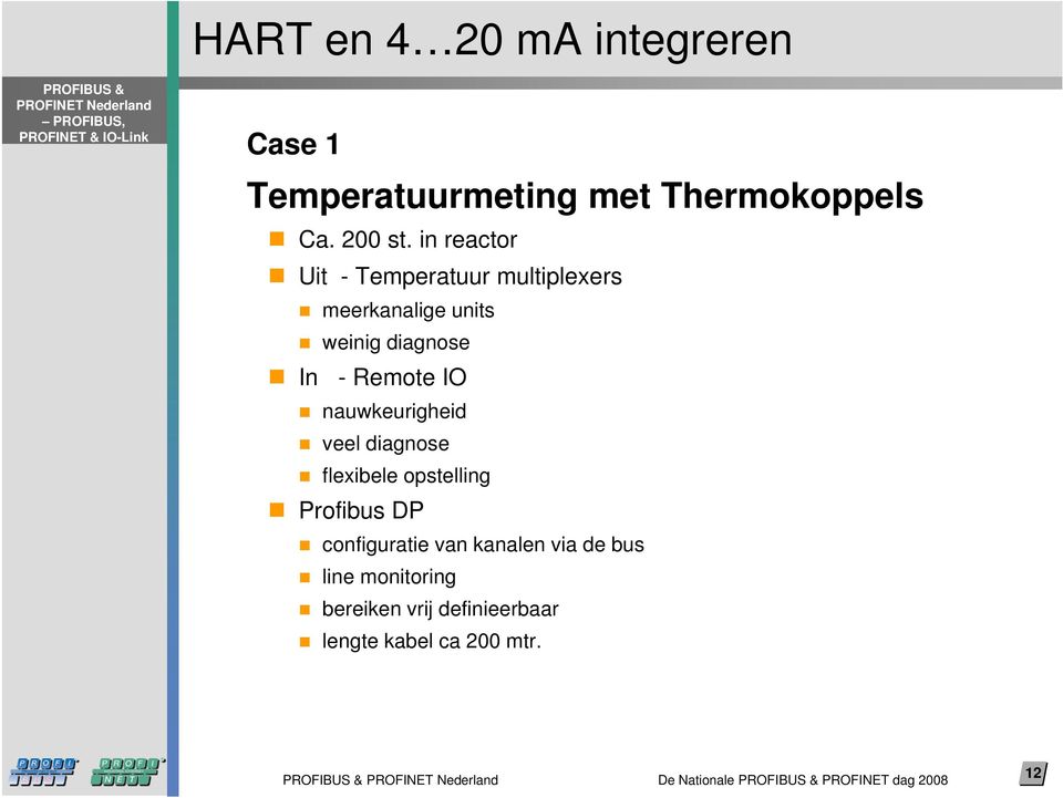 Remote IO nauwkeurigheid veel diagnose flexibele opstelling Profibus DP configuratie