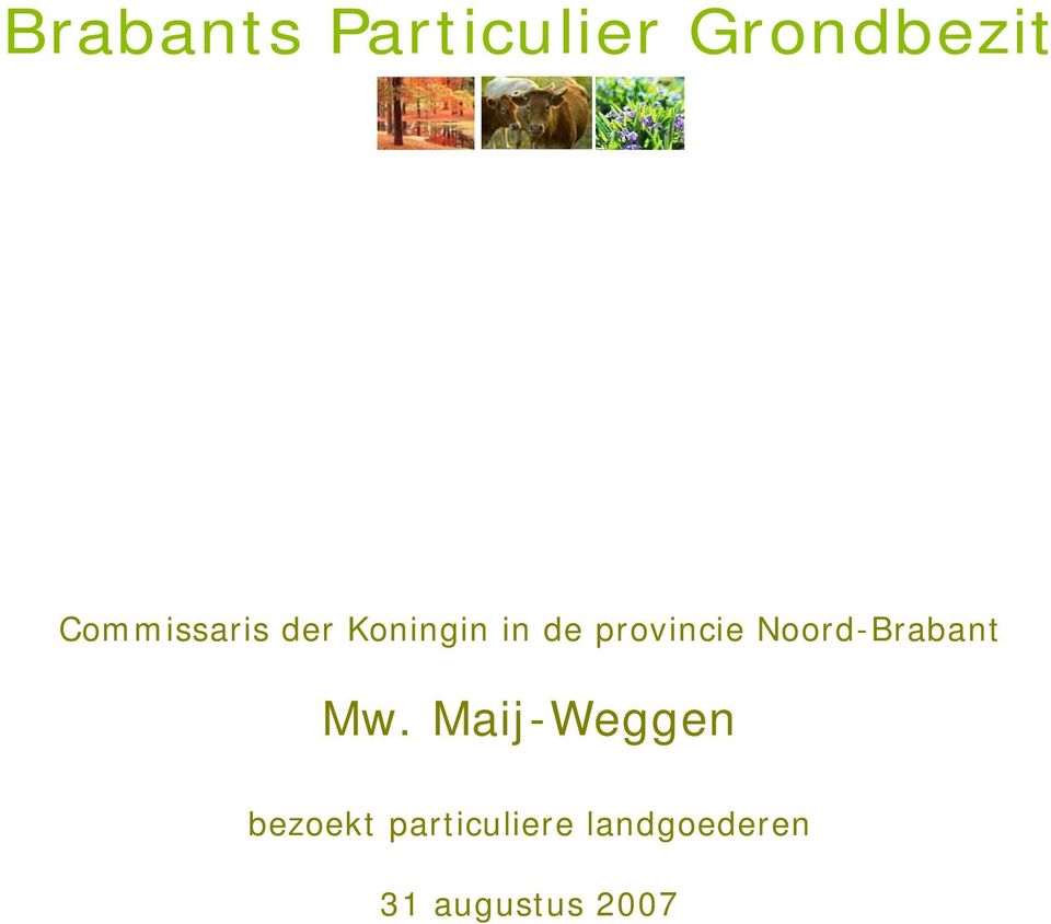 provincie Noord-Brabant Mw.