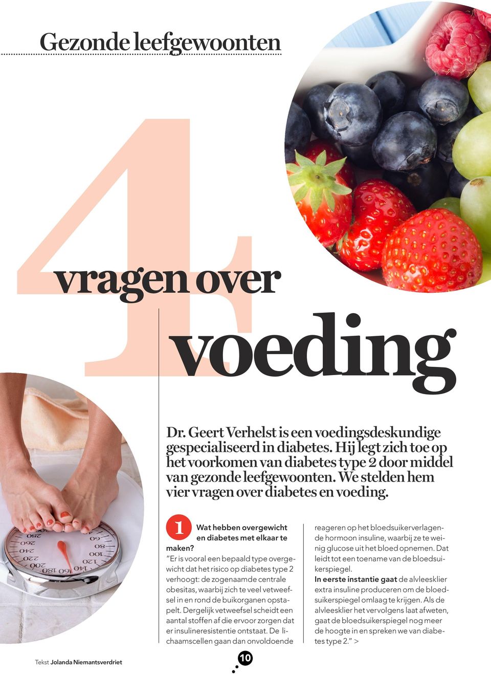 1 Wat hebben overgewicht en diabetes met elkaar te maken?