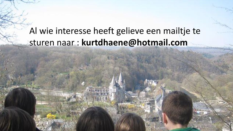 mailtje te sturen