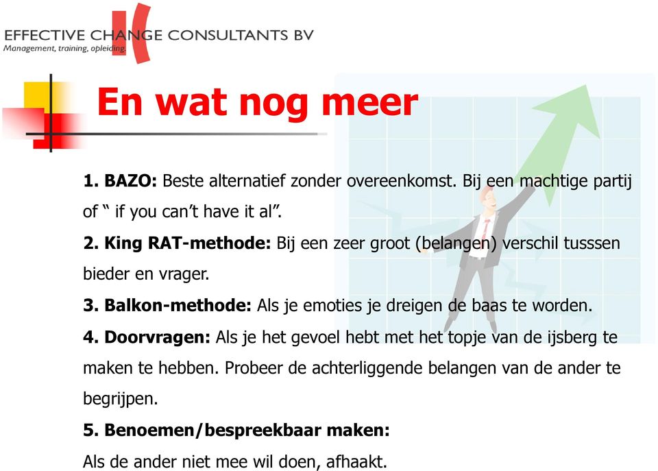 Balkon-methode: Als je emoties je dreigen de baas te worden. 4.