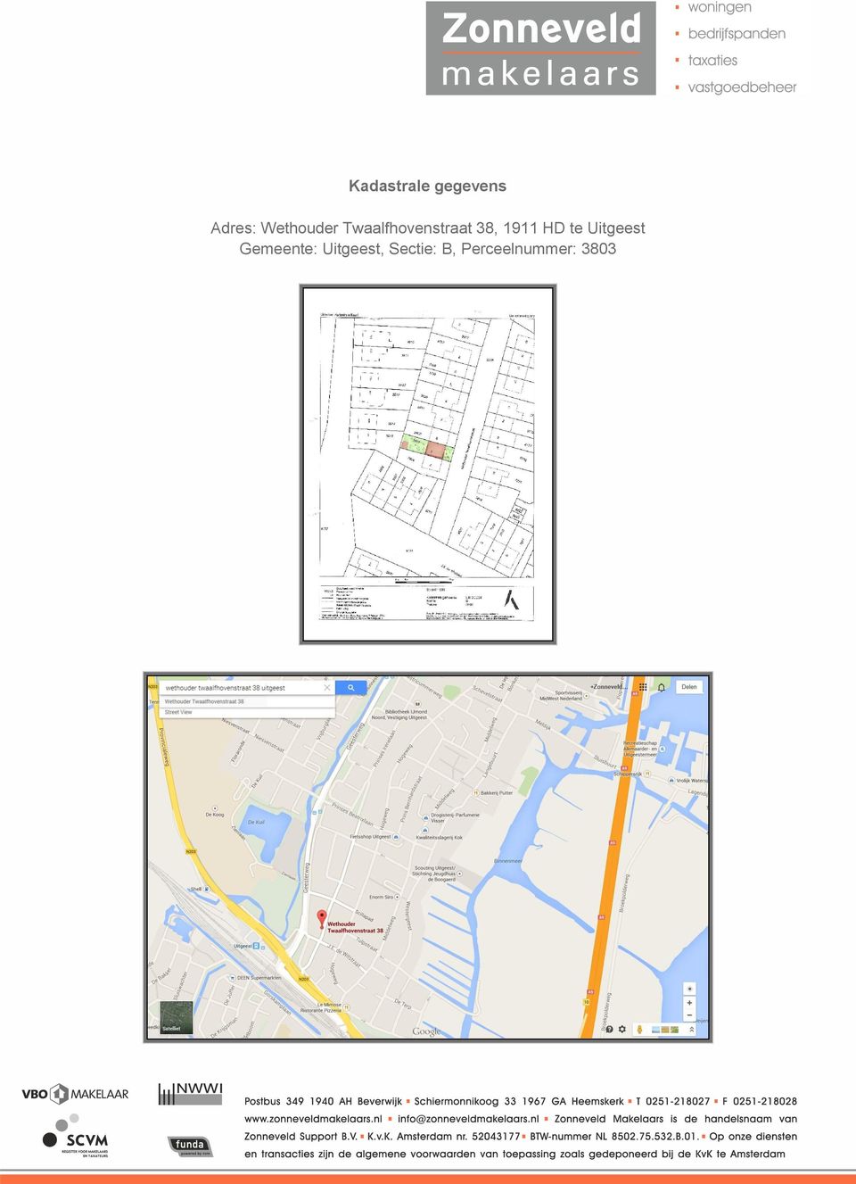 1911 HD te Uitgeest Gemeente: