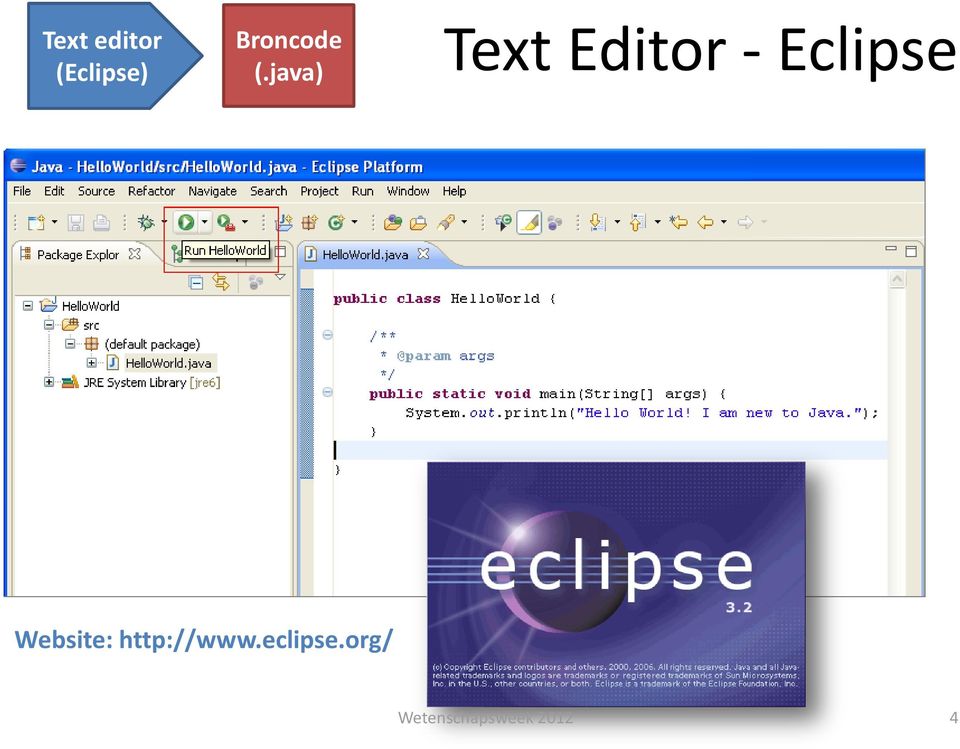 java) Text Editor - Eclipse
