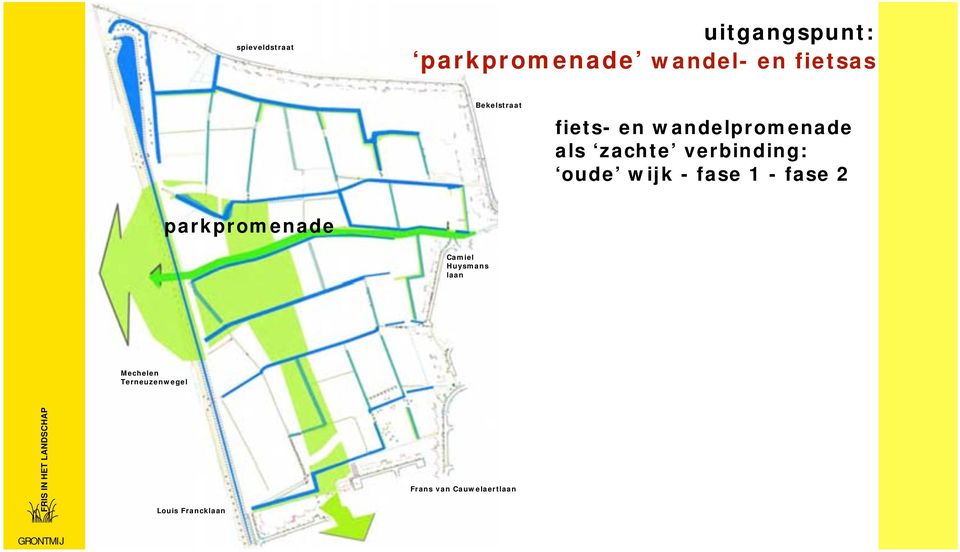 oude wijk - fase 1 - fase 2 parkpromenade Camiel Huysmans laan