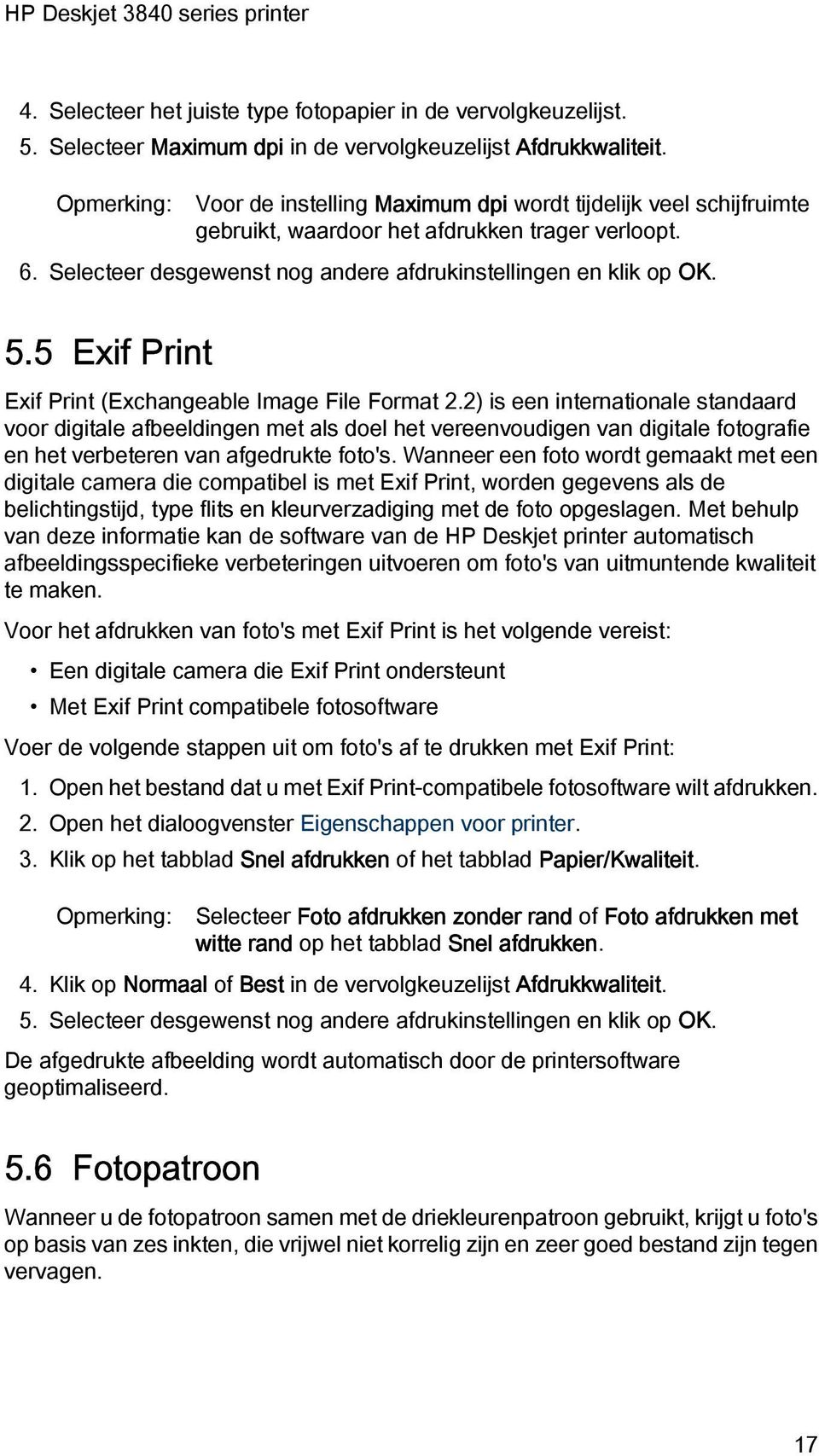 5 Exif Print Exif Print (Exchangeable Image File Format 2.