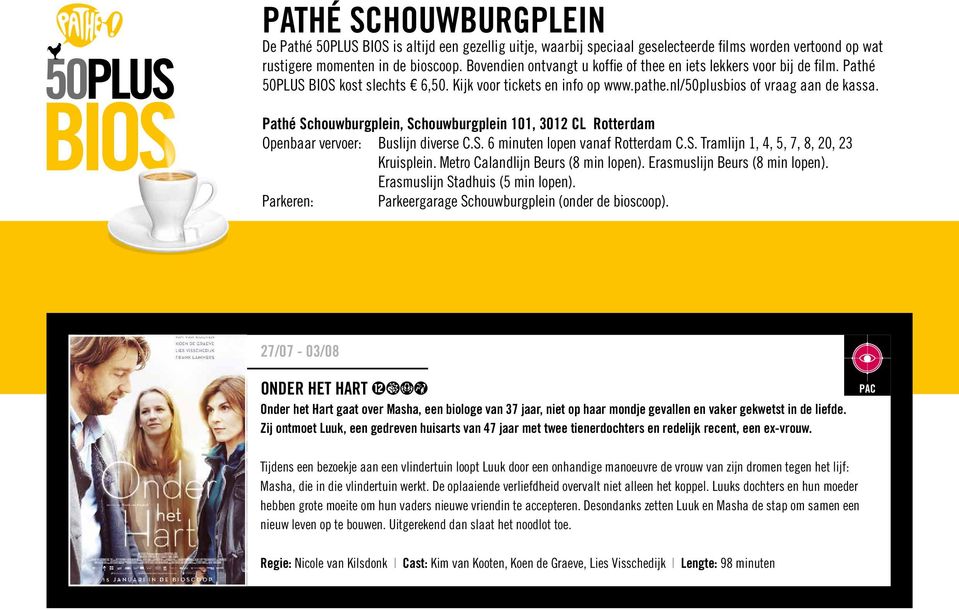Pathé Schouwburgplein Programma Tm 19 Januari 2016 Bios