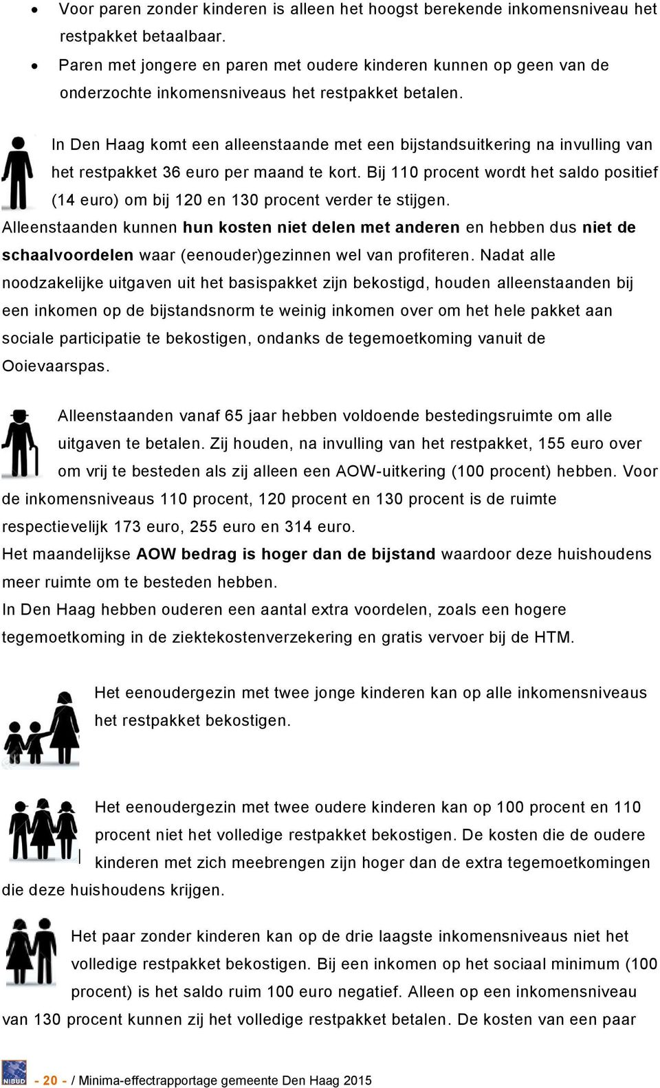 Bij 110 procent wordt het saldo positief (14 euro) om bij 120 en 130 procent verder te stijgen.