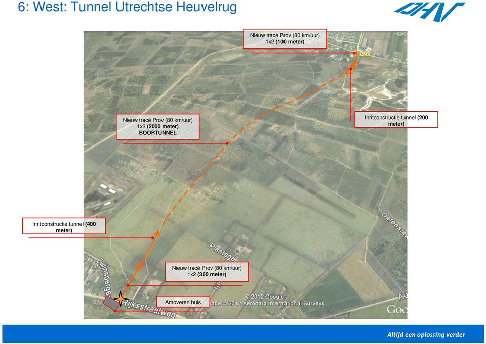BOORTUNNEL Inritconstructie tunnel (200 meter) Inritconstructie