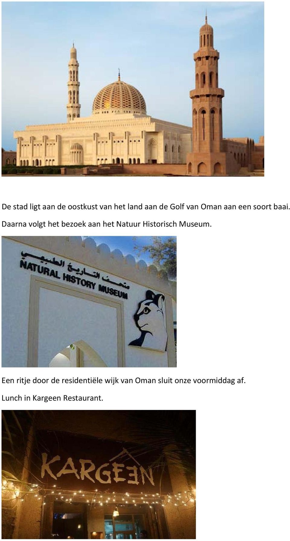 Daarna volgt het bezoek aan het Natuur Historisch Museum.