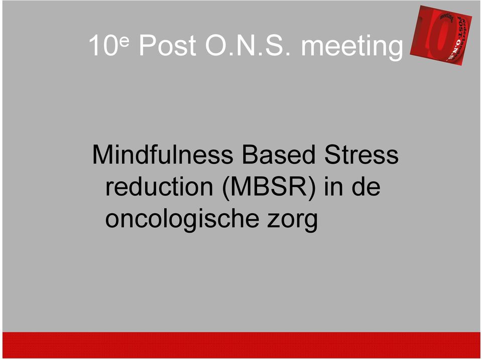 Based Stress reduction