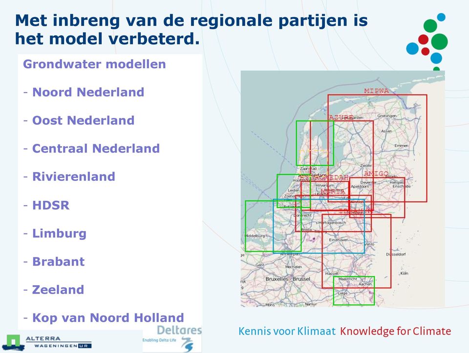 Grondwater modellen - Noord Nederland - Oost
