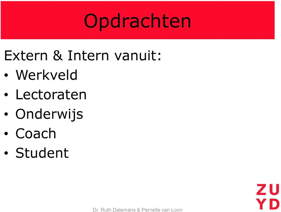 Werkveld Lectoraten