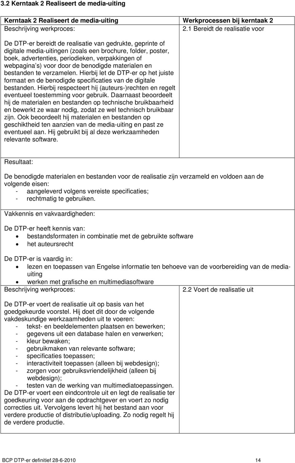 webpagina s) voor door de benodigde materialen en bestanden te verzamelen. Hierbij let de DTP-er op het juiste formaat en de benodigde specificaties van de digitale bestanden.