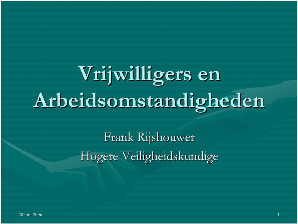 Frank Rijshouwer Hogere