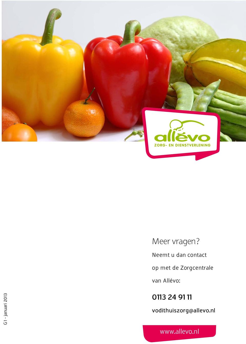 Zorgcentrale van Allévo: G1 -