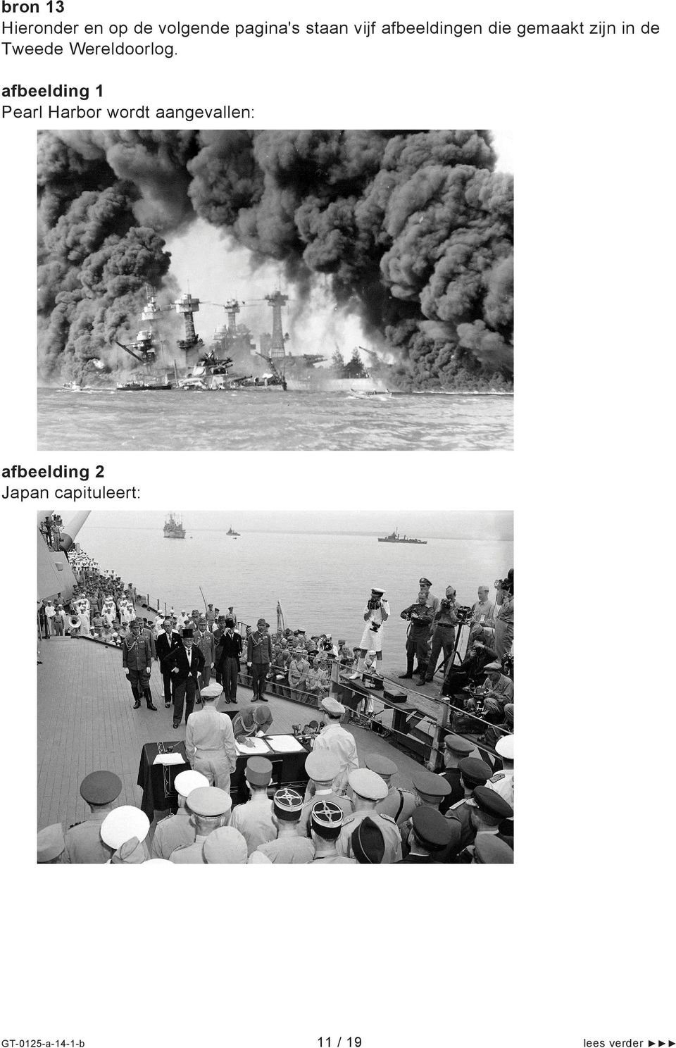 afbeelding 1 Pearl Harbor wordt aangevallen: afbeelding