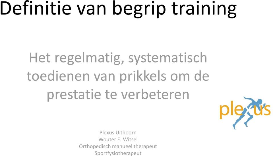 systematisch toedienen van