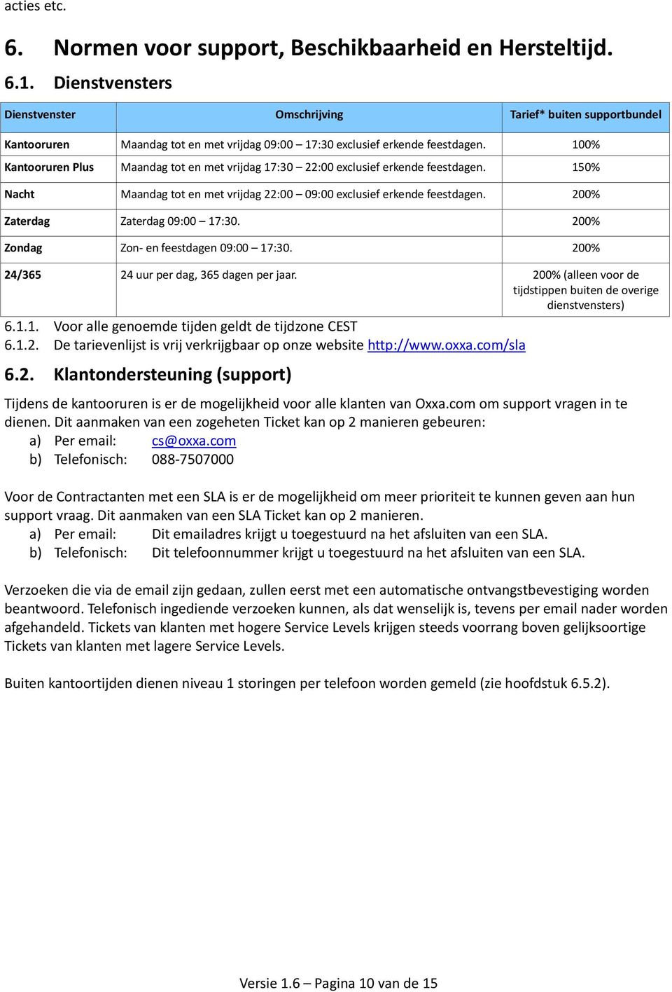 100% Kantooruren Plus Maandag tot en met vrijdag 17:30 22:00 exclusief erkende feestdagen. 150% Nacht Maandag tot en met vrijdag 22:00 09:00 exclusief erkende feestdagen.