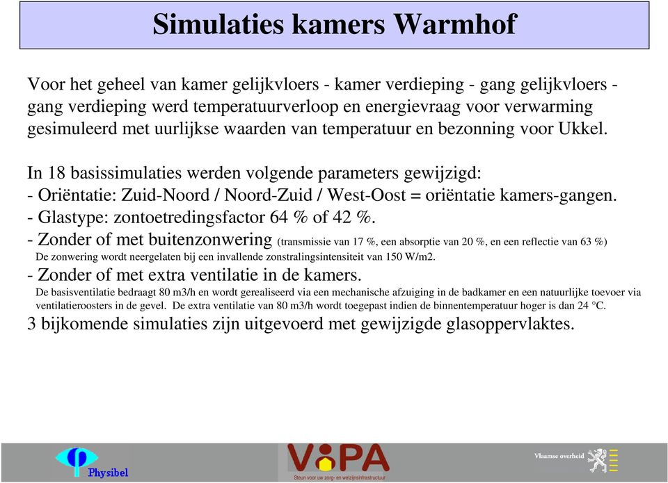 - Glastype: zontoetredingsfactor 64 % of 42 %.