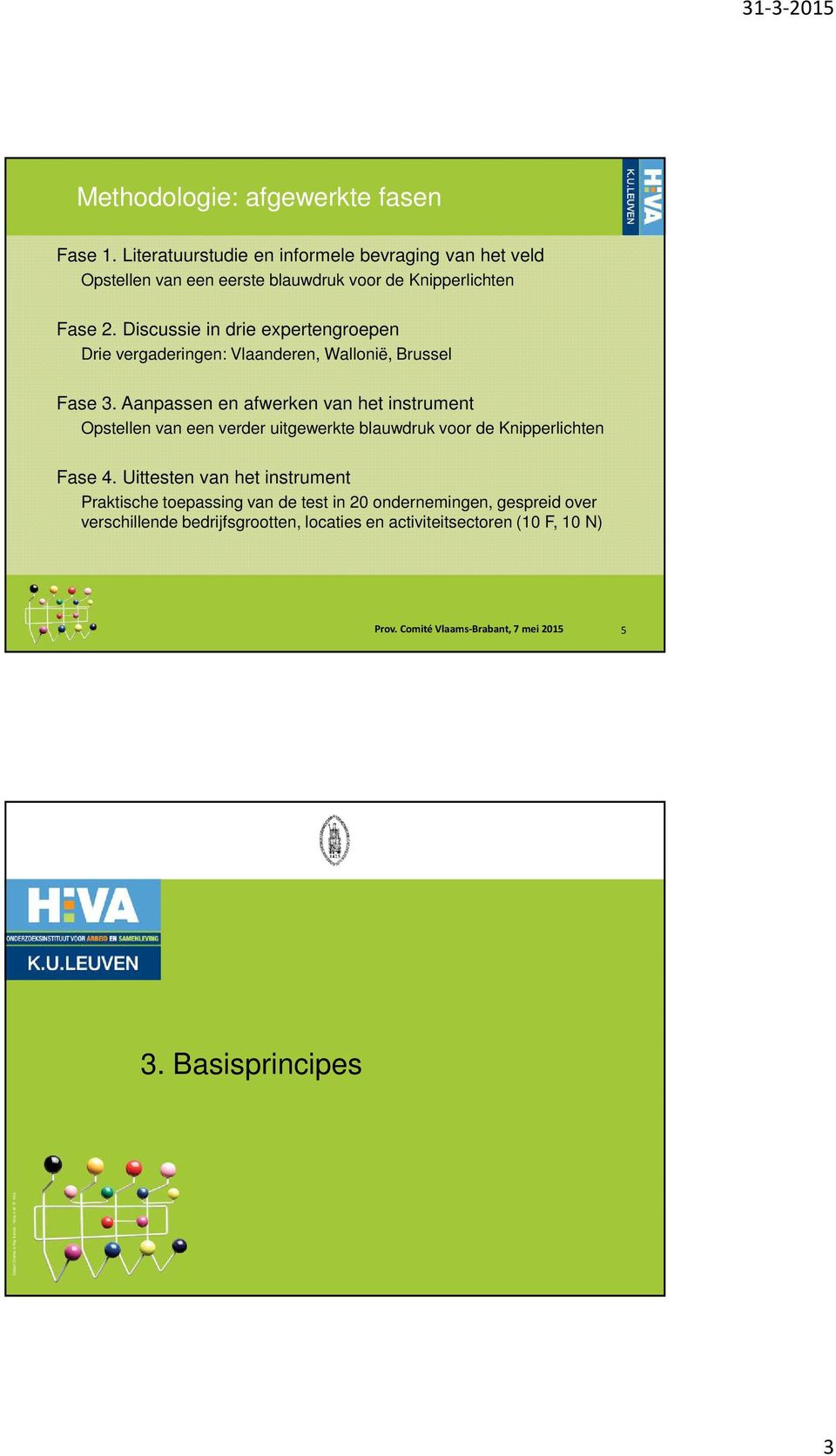 Aanpassen en afwerken van het instrument Opstellen van een verder uitgewerkte blauwdruk voor de Knipperlichten Fase 4.