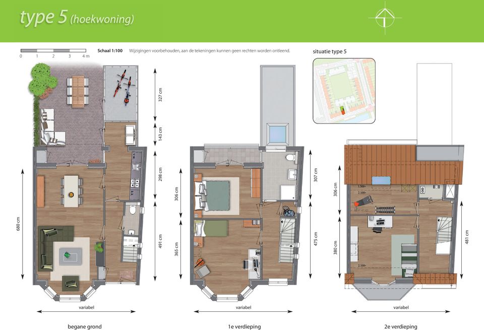 situatie type 5 680 cm 491 cm 298 cm 143 cm 327 cm 365 cm 306 cm 475