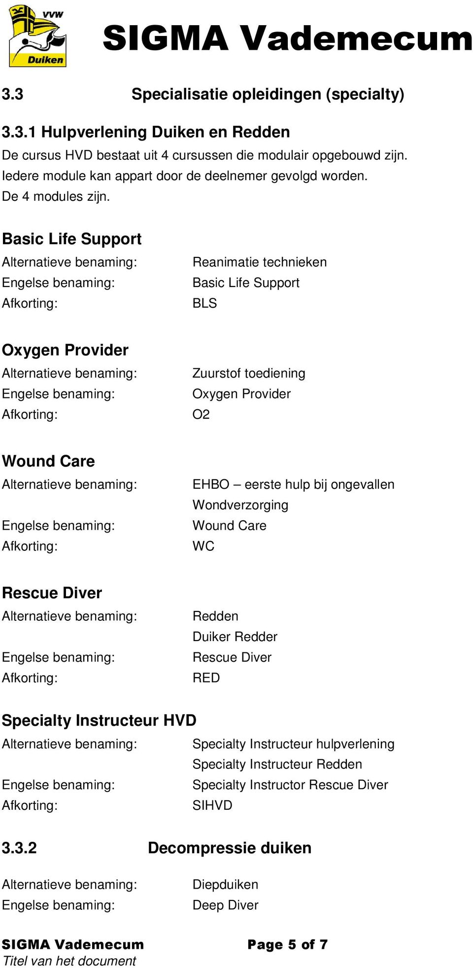 Basic Life Support Reanimatie technieken Basic Life Support BLS Oxygen Provider Zuurstof toediening Oxygen Provider O2 Wound Care EHBO eerste hulp bij ongevallen