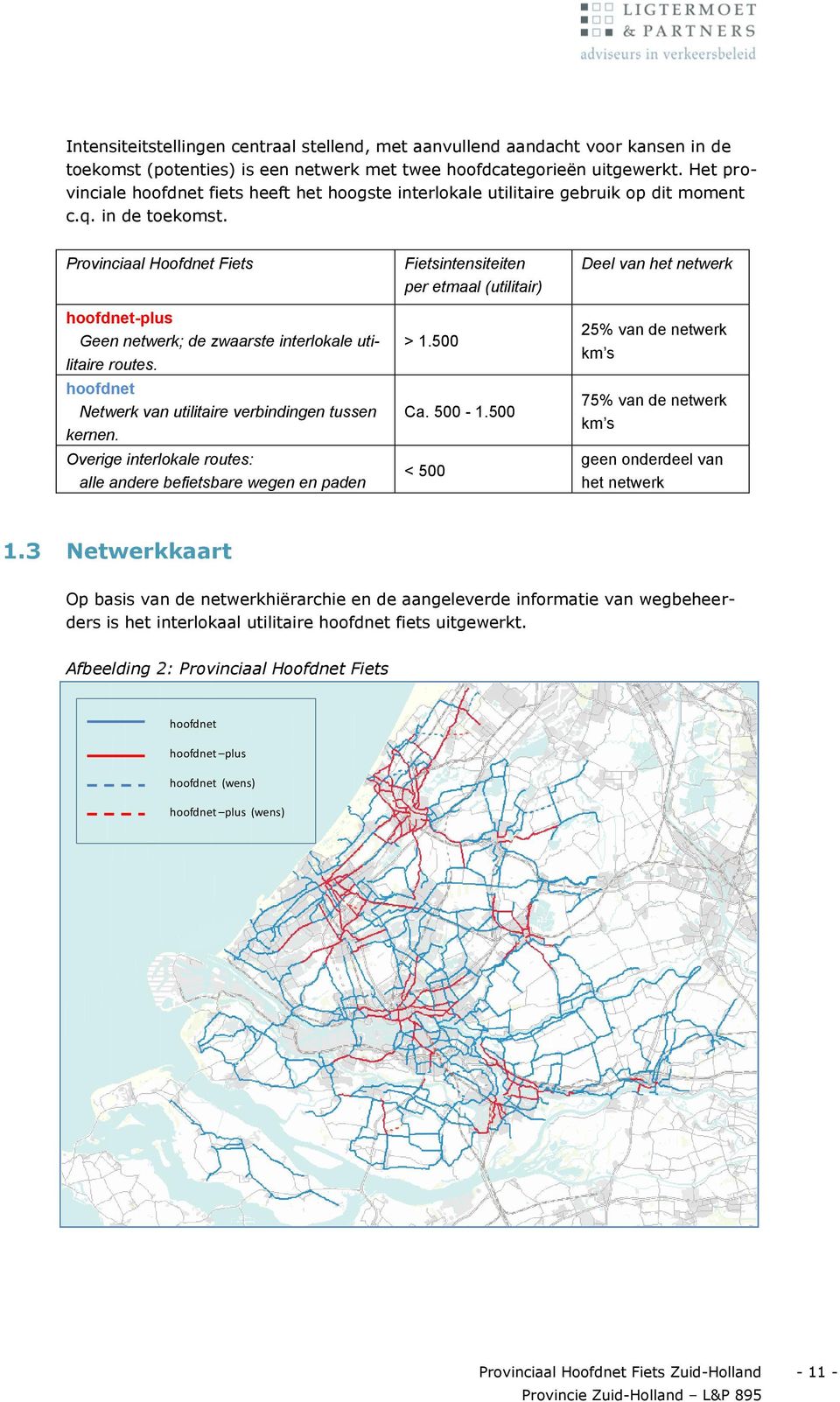 Provinciaal Hoofdnet Fiets hoofdnet-plus Geen netwerk; de zwaarste interlokale utilitaire routes. hoofdnet Netwerk van utilitaire verbindingen tussen kernen.