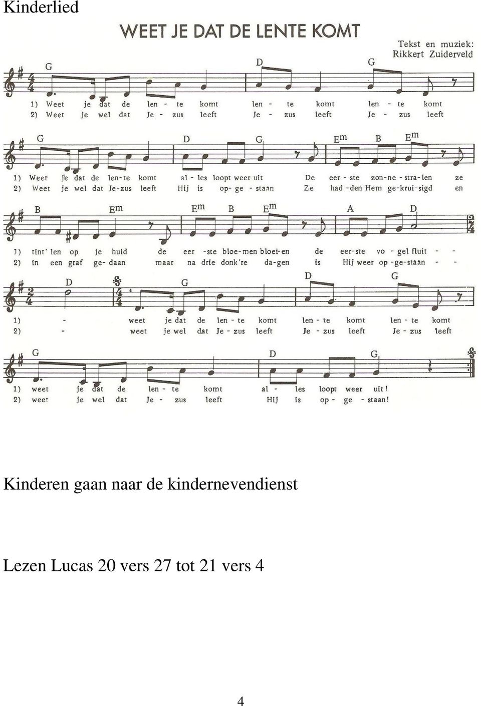 kindernevendienst