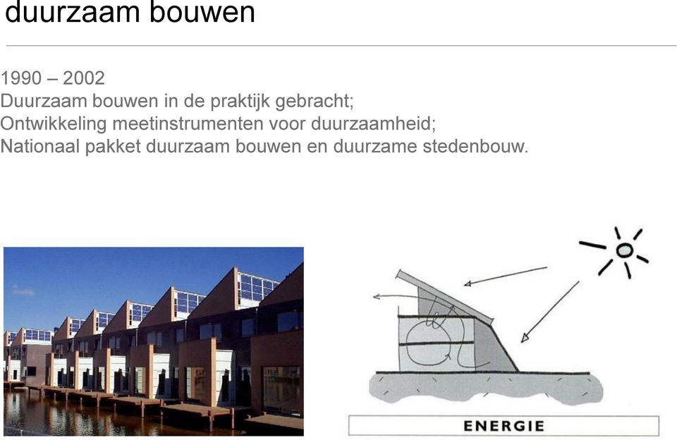 meetinstrumenten voor duurzaamheid;