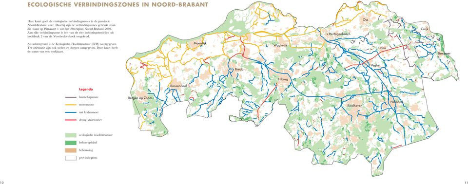 Aan elke verbindingszone is één van de vier inrichtingsmodellen uit hoofdstuk 2 van dit Voorbeeldenboek toegekend.