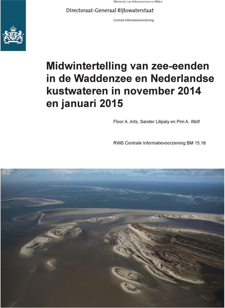 Waddenzee en Nederlandse kustwateren in november 2014 en januari