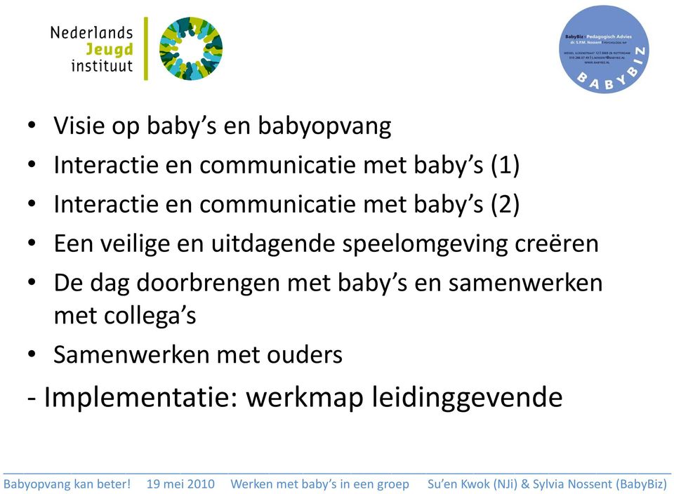 uitdagende speelomgeving creëren De dag doorbrengen met baby s en