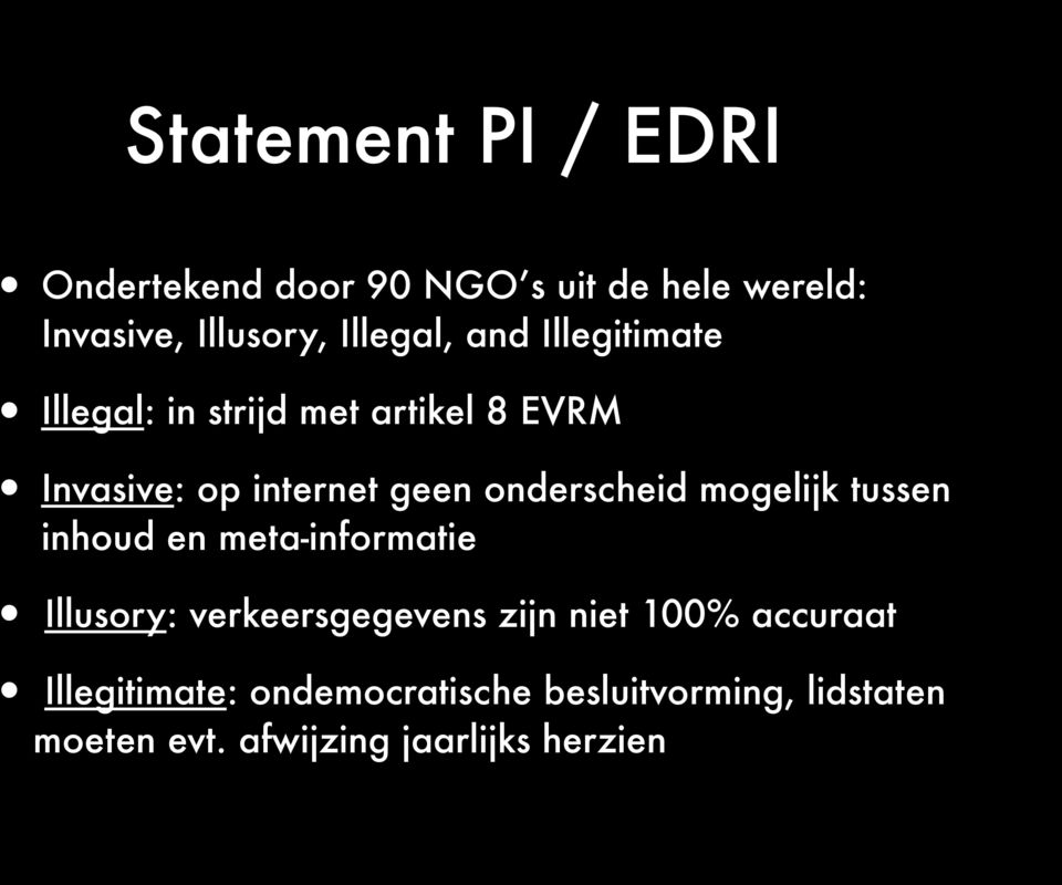 mogelijk tussen inhoud en meta-informatie Illusory: verkeersgegevens zijn niet 100% accuraat