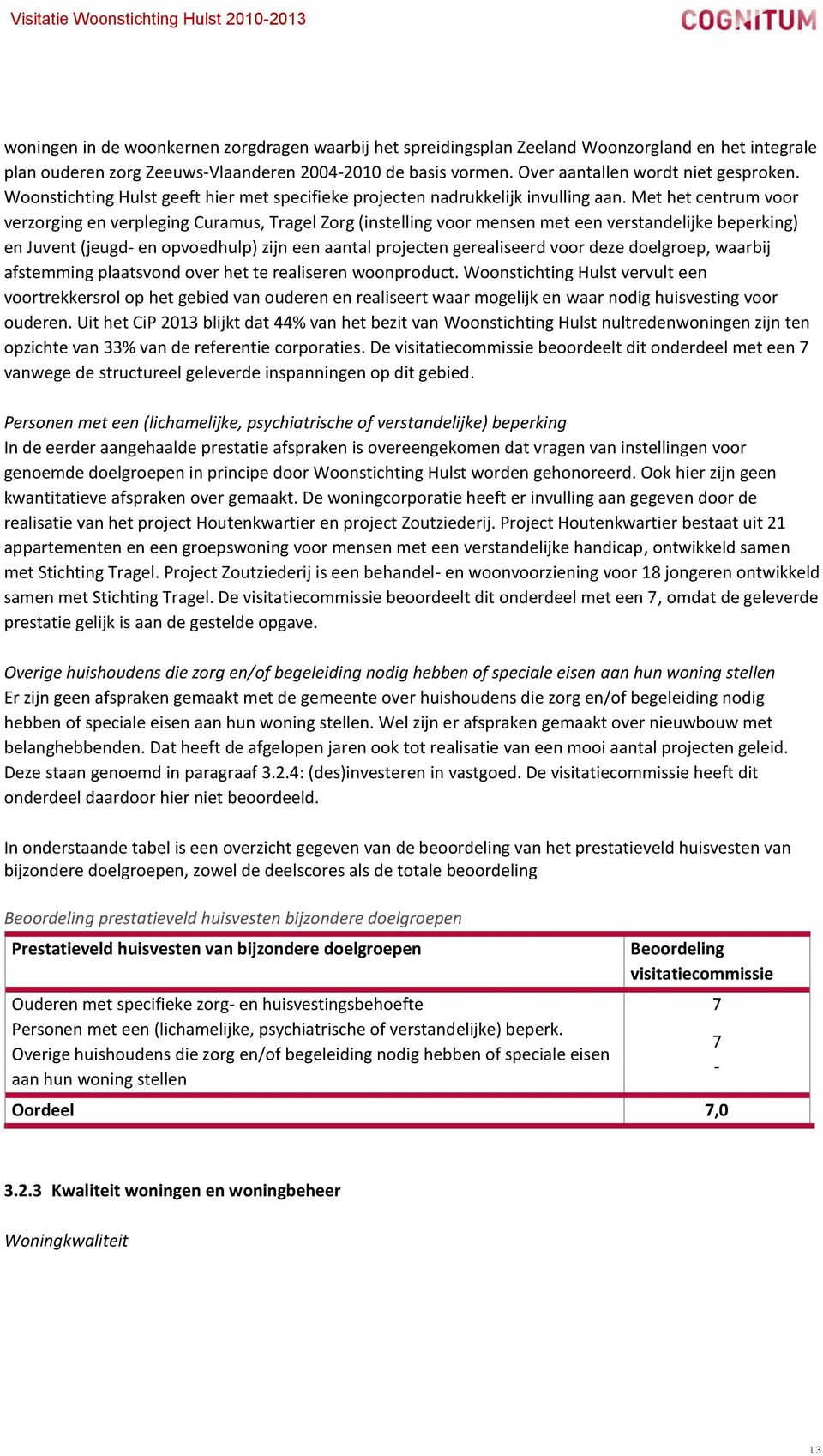 Met het centrum voor verzorging en verpleging Curamus, Tragel Zorg (instelling voor mensen met een verstandelijke beperking) en Juvent (jeugd- en opvoedhulp) zijn een aantal projecten gerealiseerd