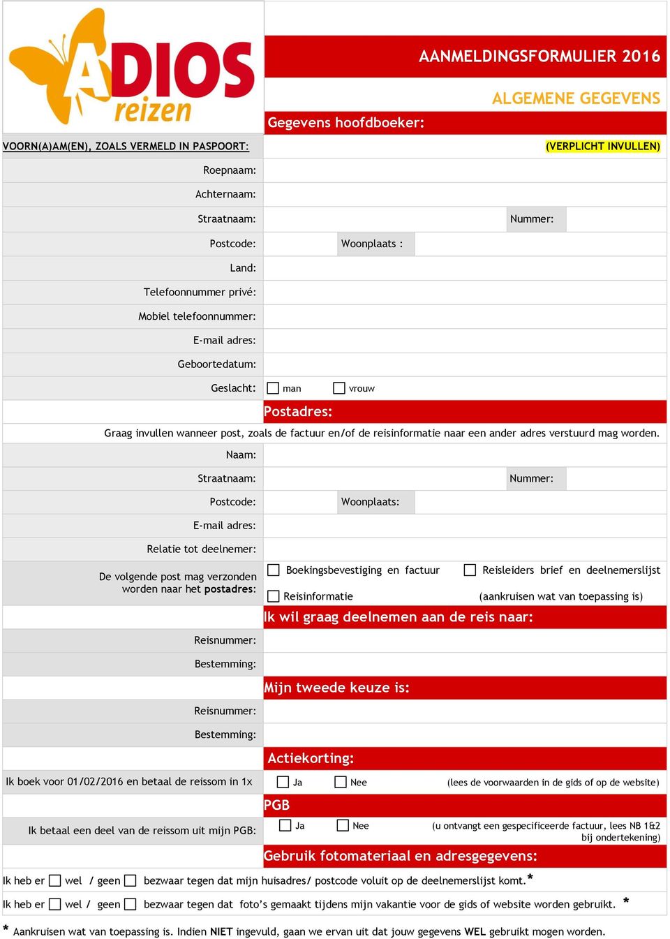 adres verstuurd mag worden.